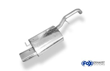 Endschalldämpfer - 135x80 Typ 53 passend für: Toyota Corolla E12 Combi